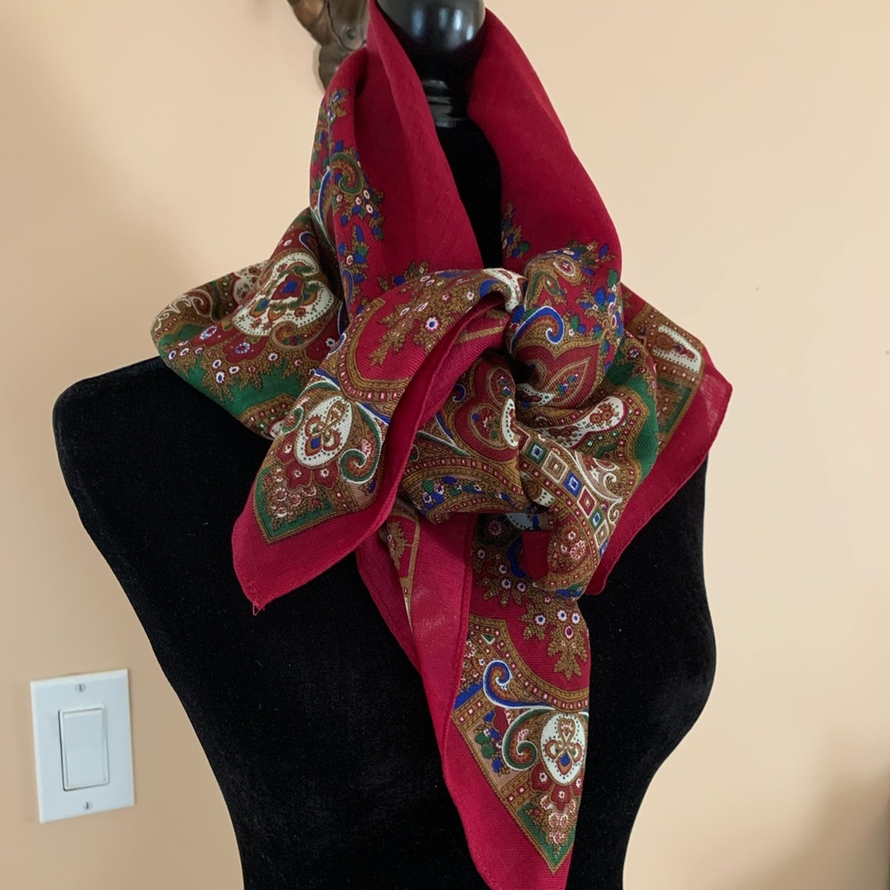 Square Paisley Scarf